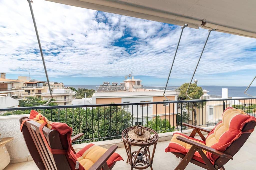 Seaside Escape Apartment Saronida Εξωτερικό φωτογραφία